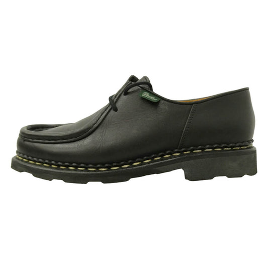 Paraboot パラブーツ MICHAEL ミカエル レザー チロリアン シューズ ブラック系 6【中古】