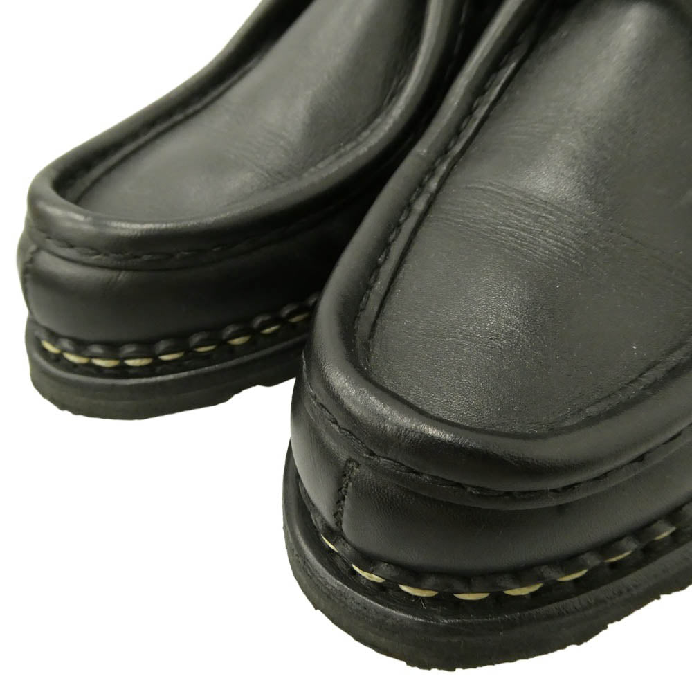 Paraboot パラブーツ MICHAEL ミカエル レザー チロリアン シューズ ブラック系 6【中古】