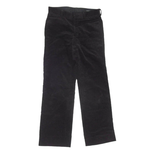 COMOLI コモリ 23AW Y03-03020 コーデュロイ パイプドステム パンツ ブラック系 2【中古】