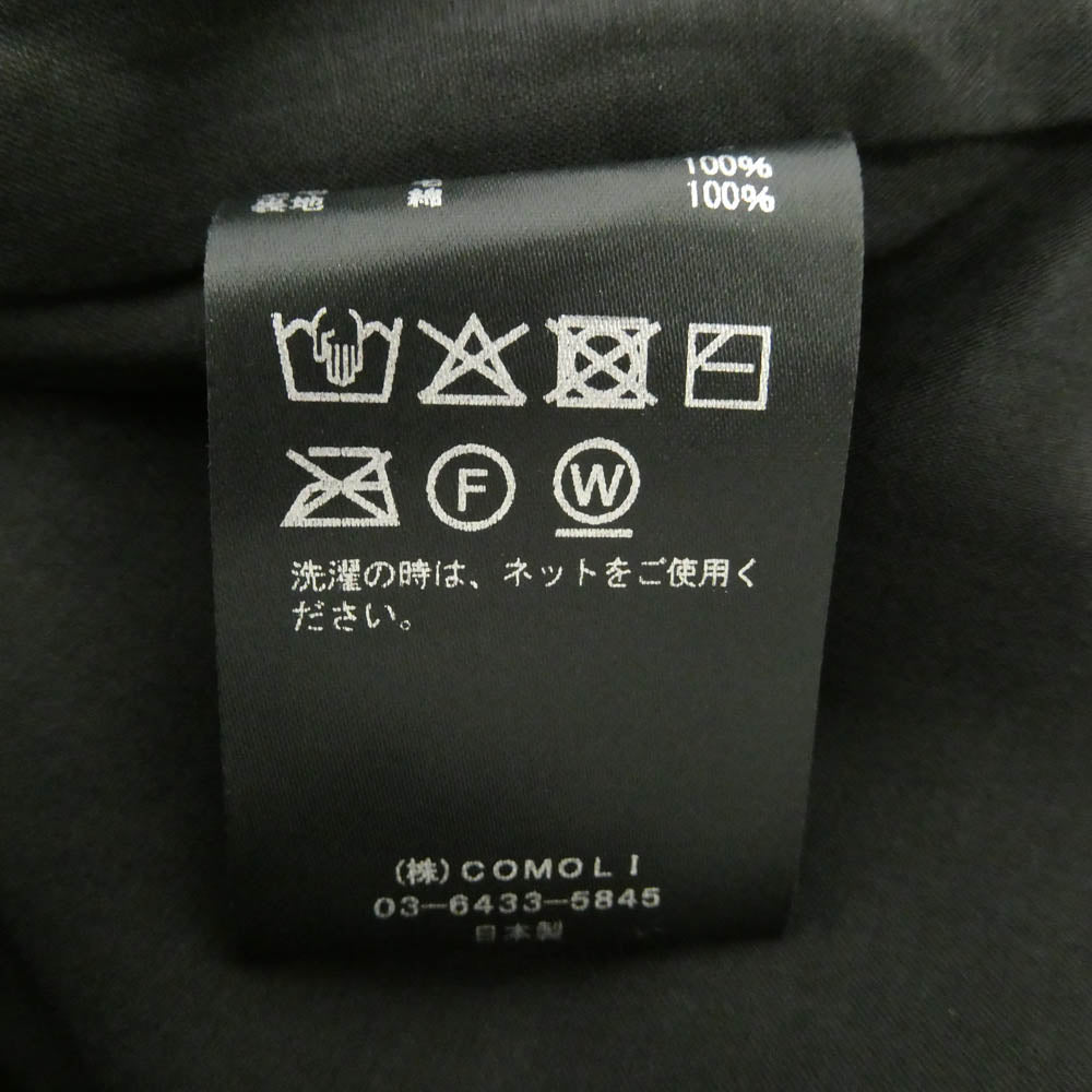 COMOLI コモリ 26AW E03-06006 ウール ニット パンツ ブラック系 2【極上美品】【中古】