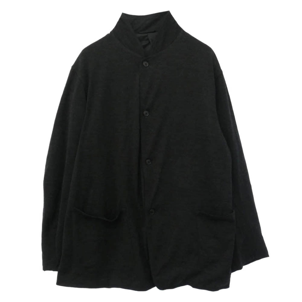COMOLI コモリ 26AW E03-06007 ウール ニット ジャケット ブラック系 3【美品】【中古】