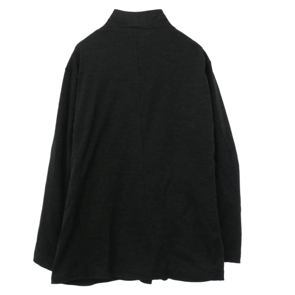 COMOLI コモリ 26AW E03-06007 ウール ニット ジャケット ブラック系 3【美品】【中古】