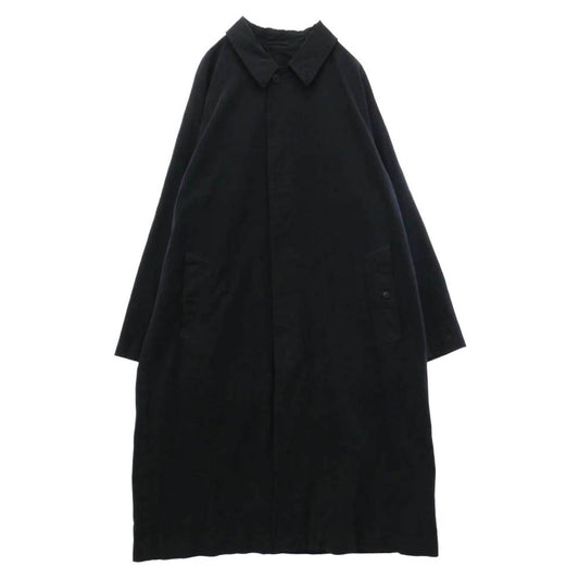 COMOLI コモリ 24AW A03-04001 製品染め BAL COLLAR COAT バルカラー コート ブラック系 3【中古】