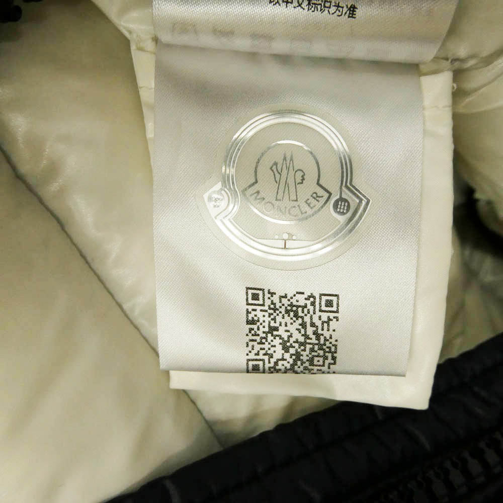 MONCLER モンクレール H29541A00102 SALZMAN KIDS サルズマン キッズ ダウン ジャケット ネイビー系 12A【中古】