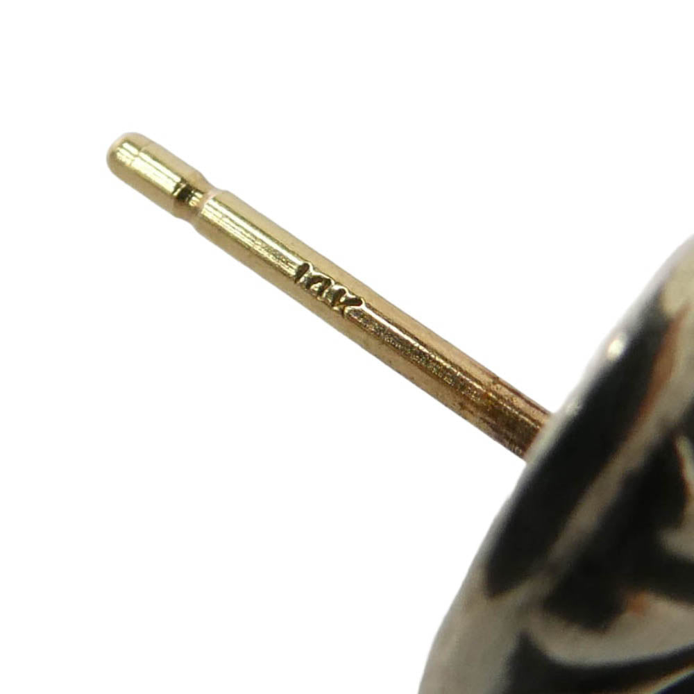 CHROME HEARTS クロムハーツ（原本無） STUD CRSBLL クロスボール スタッド ピアス シルバー系【中古】