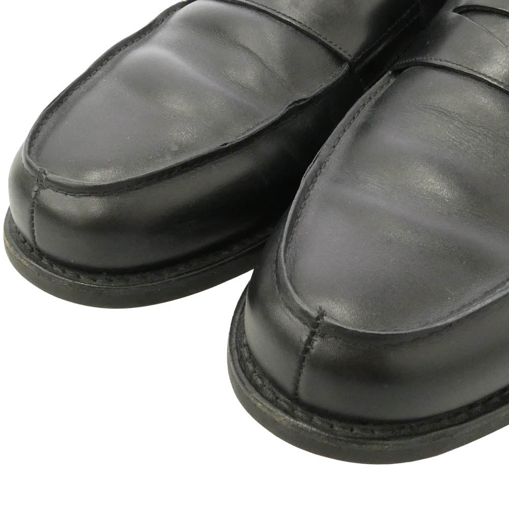 Paraboot パラブーツ 135112 ADONIS NOIR アドニス レザー ローファー シューズ ブラック系 5.5【中古】