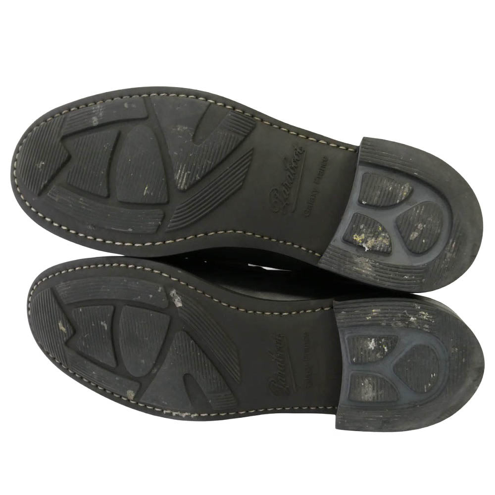 Paraboot パラブーツ 135112 ADONIS NOIR アドニス レザー ローファー シューズ ブラック系 5.5【中古】
