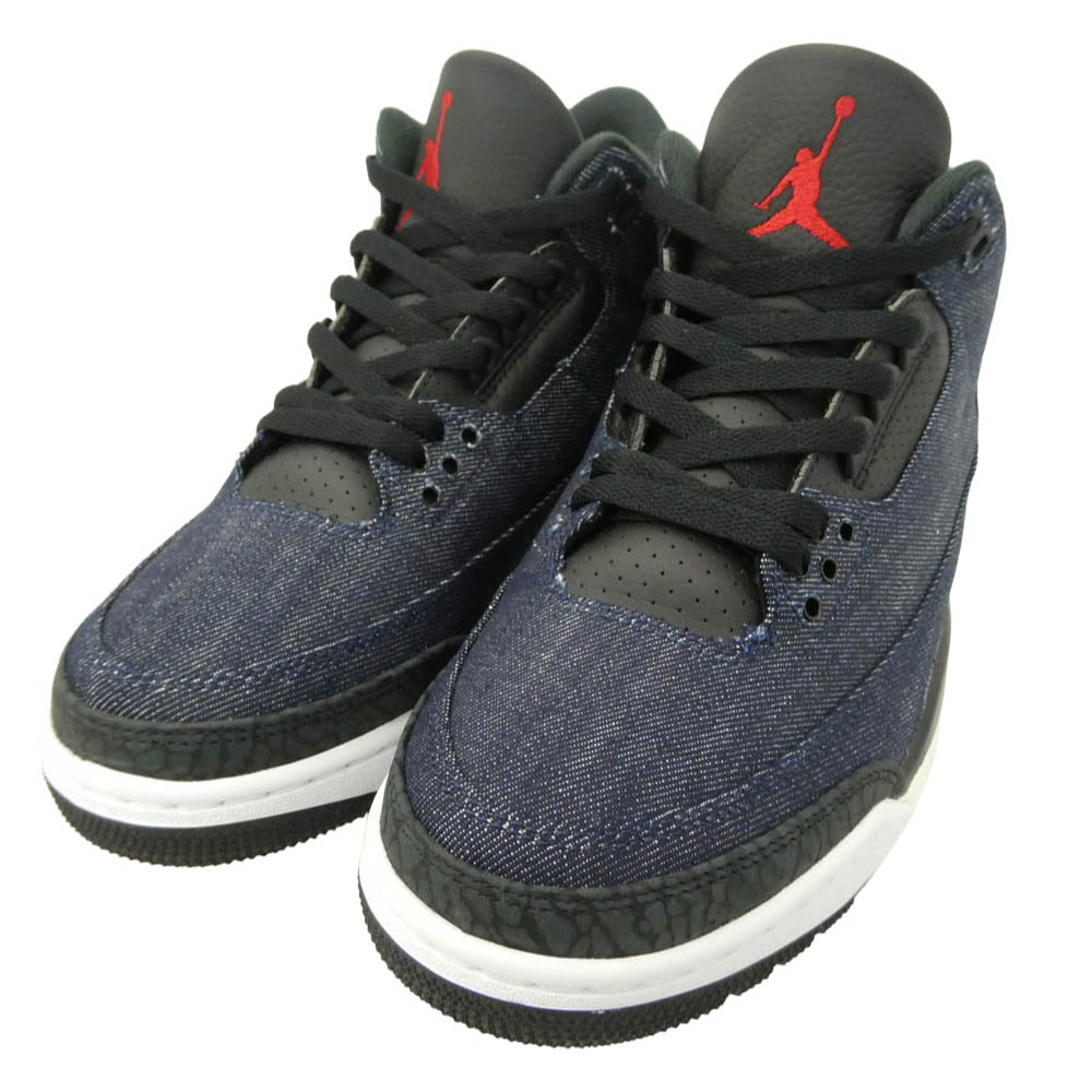 NIKE ナイキ Levi's リーバイス IH7959-400 × Levi’s リーバイス Air Jordan 3 Retro SP エアジョーダン3 レトロ SP スニーカー インディゴブルー系 ブラック系 26.5cm【美品】【中古】