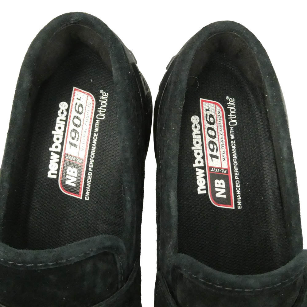 NEW BALANCE ニューバランス U1906LNT 1906 ローファータイプ スニーカー ブラック系 25.5cm【美品】【中古】