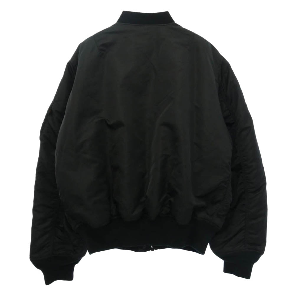 ALPHA アルファ 2000-7401 MA-1 USスペック フライト ジャケット ブラック系 XL【美品】【中古】