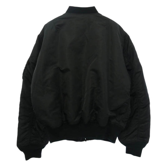 ALPHA アルファ 2000-7401 MA-1 USスペック フライト ジャケット ブラック系 XL【美品】【中古】