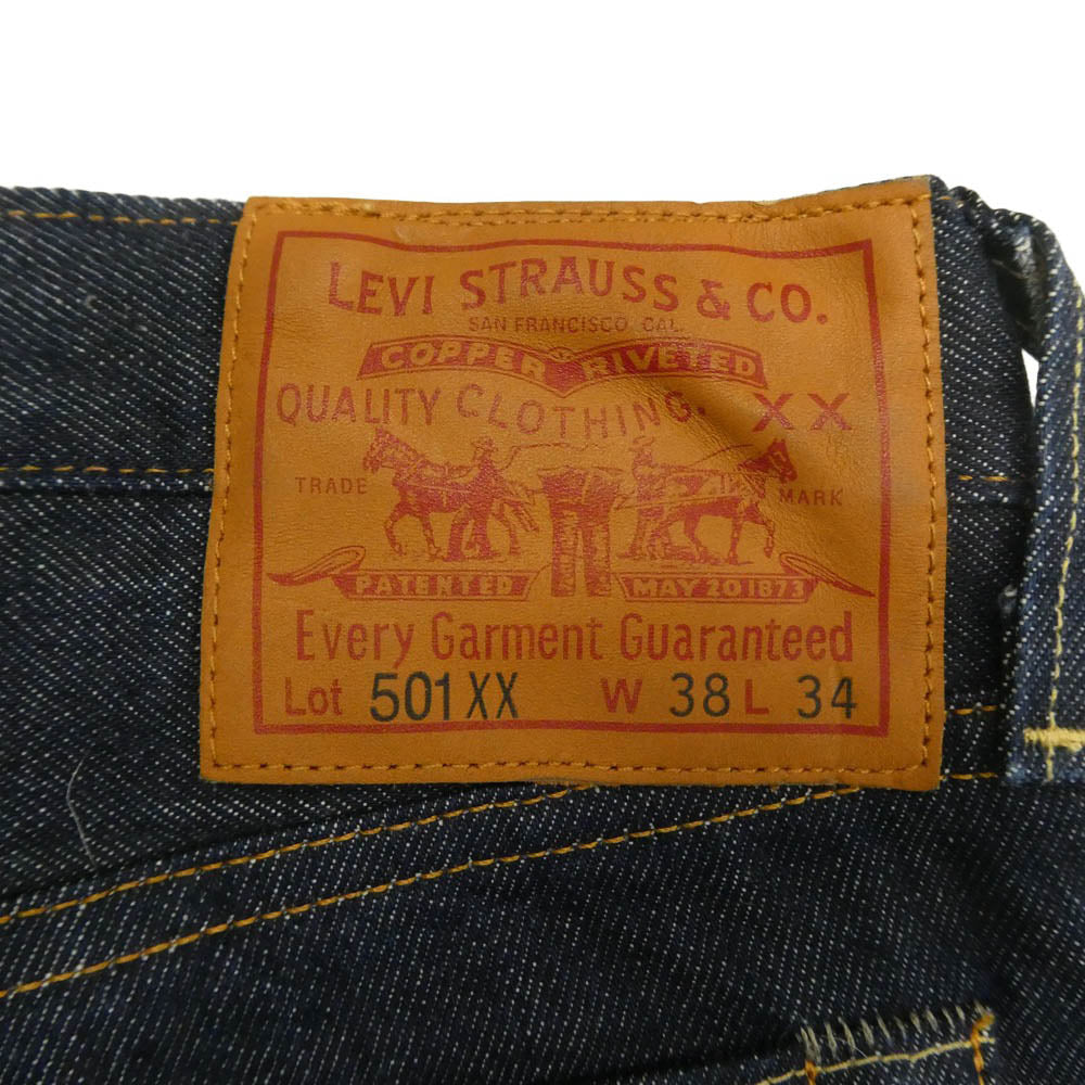 Levi's リーバイス 37501-0018 LVC 501xx 1937モデル デニム パンツ インディゴブルー系 38【中古】
