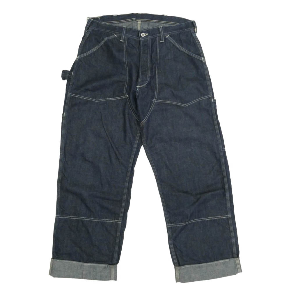 FREEWHEELERS フリーホイーラーズ Lot 102 THE IRONALL FACTORIES Co. DENIM OVERALLS デニム オーバーオールズ ワーク パンツ インディゴブルー系 36【中古】