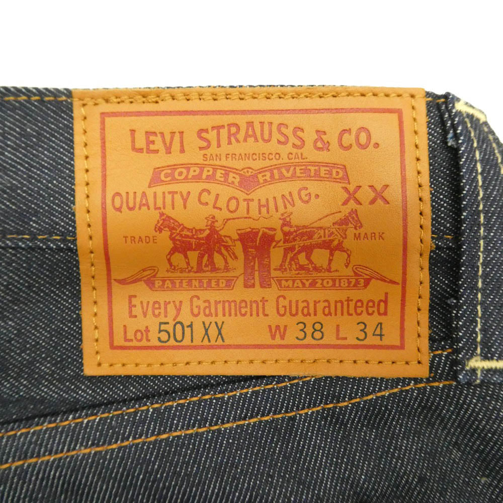 Levi's リーバイス 37501-0018 LVC 501xx 1937モデル デニム パンツ インディゴブルー系 38【極上美品】【中古】