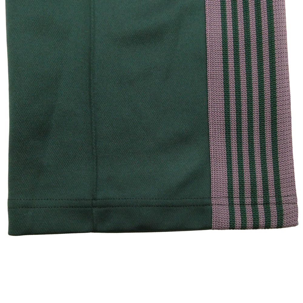 Needles ニードルス 25AW RW316 Track Pant Poly Smooth トラック パンツ ポリ スムース ジャージ ストレート イージー パンツ グリーン系 XS【中古】