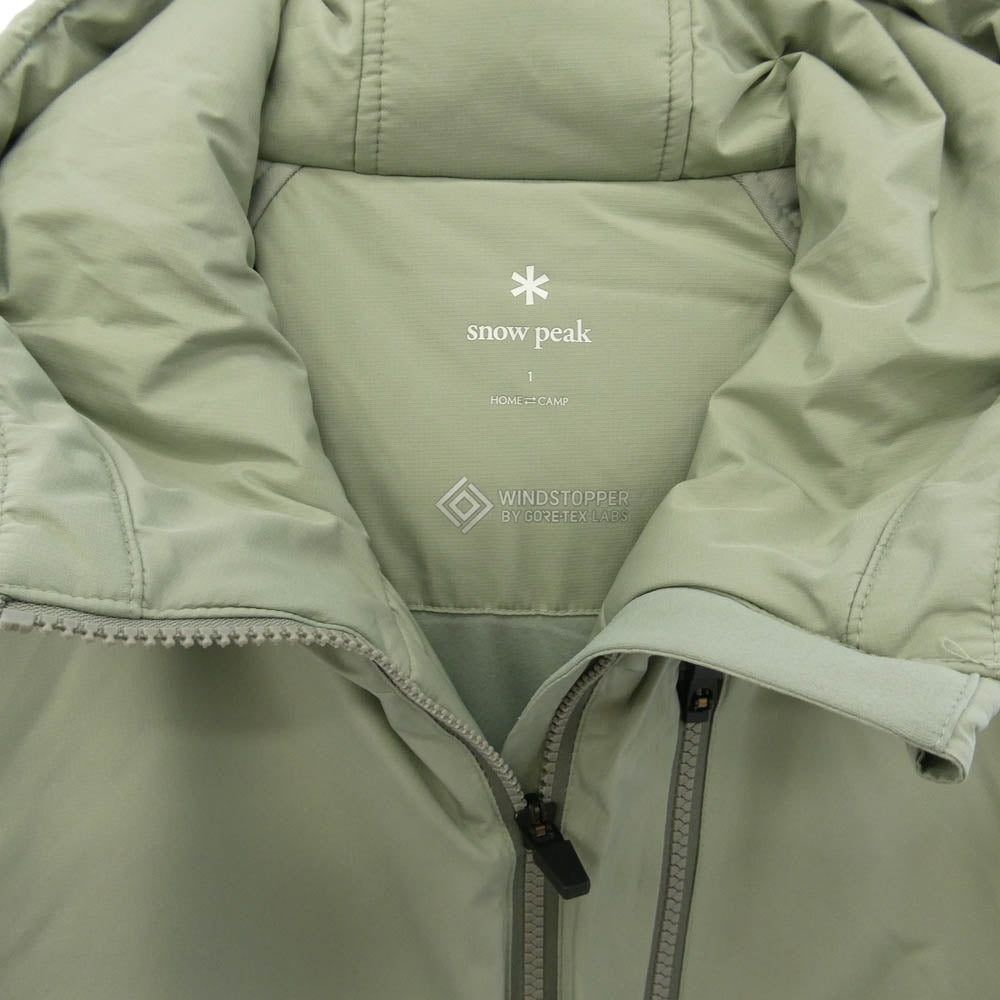 snowpeak スノーピーク 23AW JK-23AU003 GORE-TEX WINDSTOPPER Warm Jacket ゴアテックス ウィンドストッパー ウォーム 中綿 ジャケット ブルーグリーン系 1【中古】
