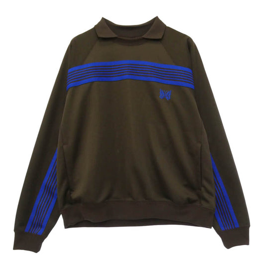 Needles ニードルス 11-13-2343-334 Beams Track Top ビームス 別注 トラック トップ ジャージ プルオーバー ダークブラウン系 ブルー系 S【新古品】【未使用】【中古】