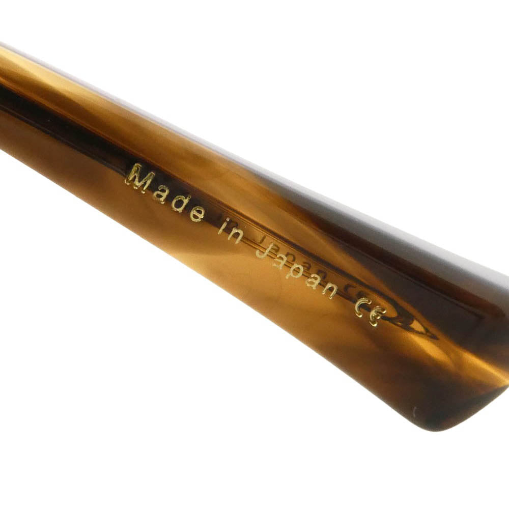 クリスチャンロス CRS008-49-02AF OSKARI BRN-GLD ラウンドシェイプ サングラス アイウェア メガネ 眼鏡 49□24-145 ブラウン系 49□24-145【美品】【中古】