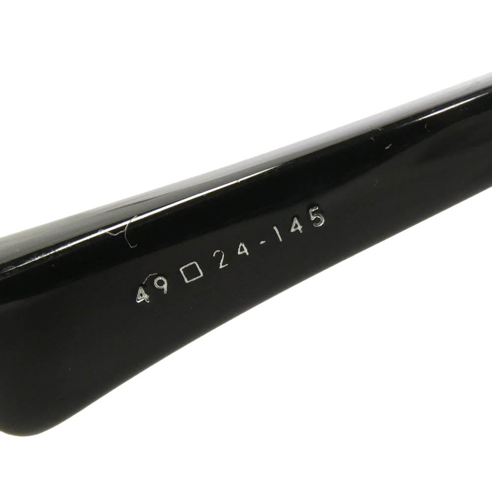 クリスチャンロス CRS008-49-01 OSKARI BLK-BLK ラウンドシェイプ サングラス アイウェア メガネ 眼鏡 49□24-145 ブラック系 49□24-145【美品】【中古】
