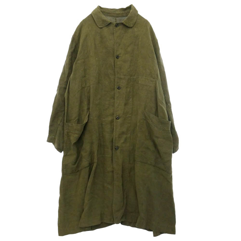 シェヴィダレンク COAT TRENCH LINEN リネン トレンチコート カーキ系 3【中古】
