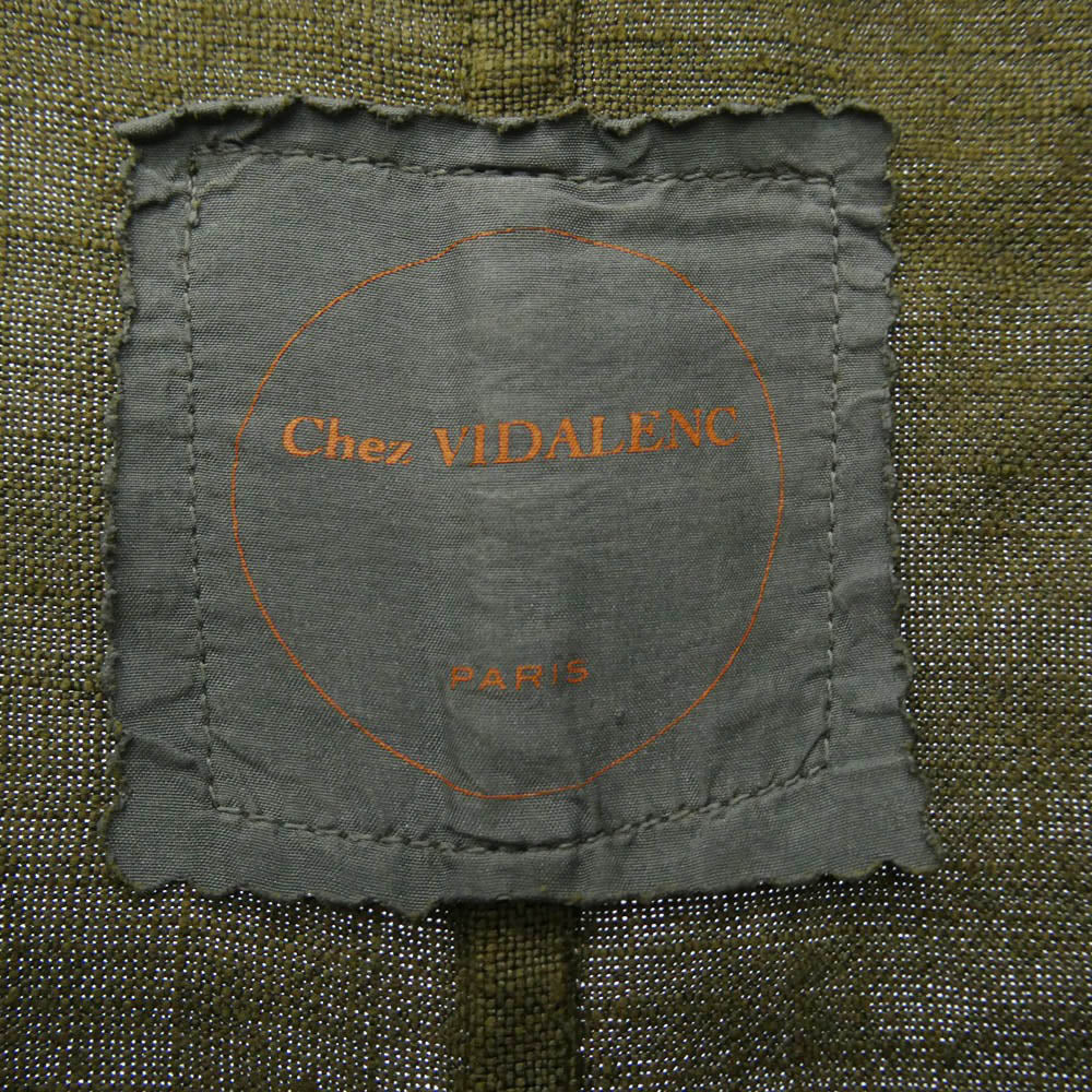 シェヴィダレンク COAT TRENCH LINEN リネン トレンチコート カーキ系 3【中古】
