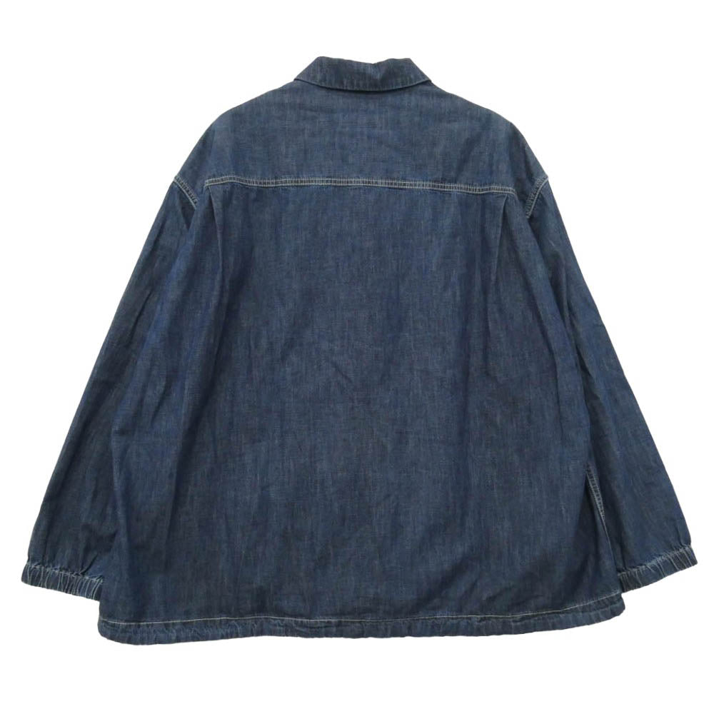 ケイシーケイシー 26SS EUDES DENIM SHIRT L DENIM / INDIGO ウード デニムシャツ インディゴ 長袖シャツ インディゴブルー系 M【中古】