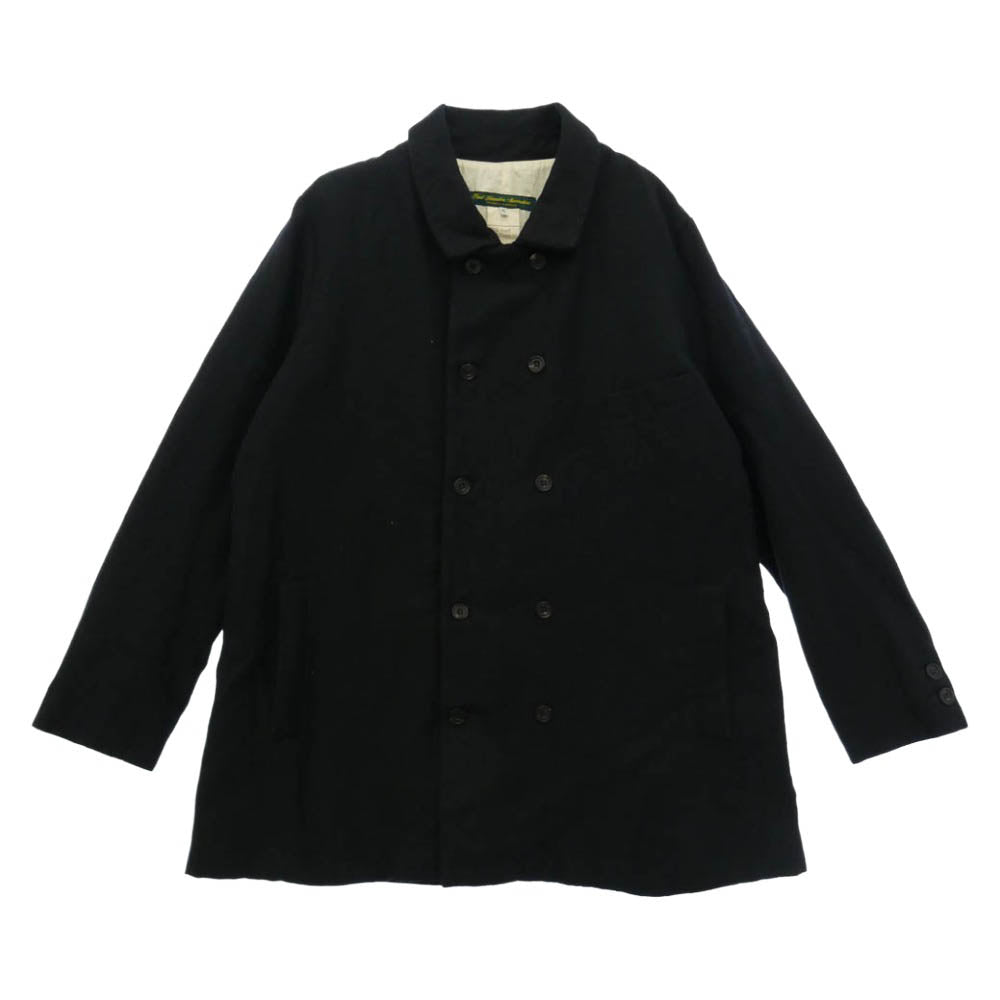 Paul Harnden ポールハーデン Double Breasted Jacket ウールリネン ダブルブレスト ジャケット ブラック系 XL【中古】