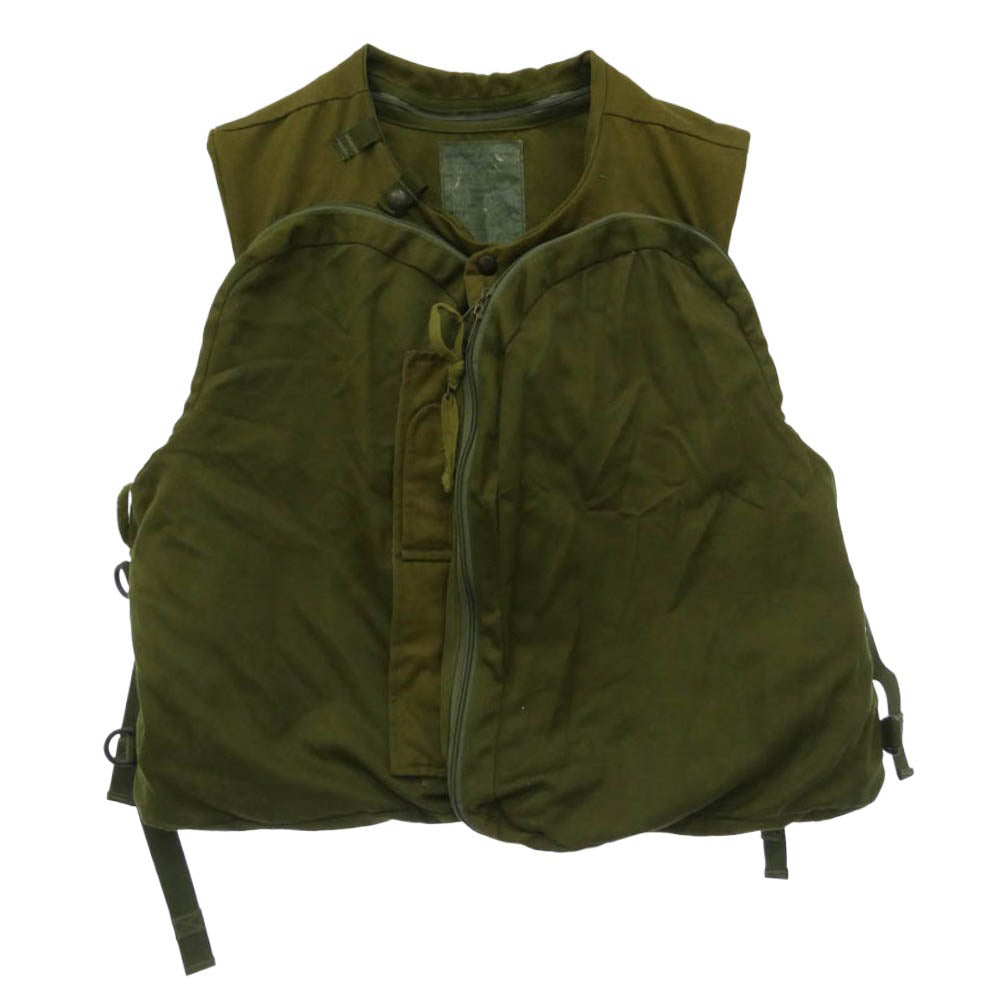 ヴィンテージ British Army イギリス軍 WAISTCOAT AFV CREWMAN コンバット ボディーアーマー ベスト カーキ系 190/120【中古】