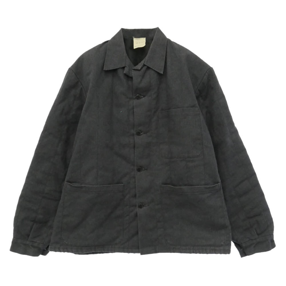 Danton ダントン 90s フランス製 中綿 ワーク ジャケット ダークグレー系【中古】