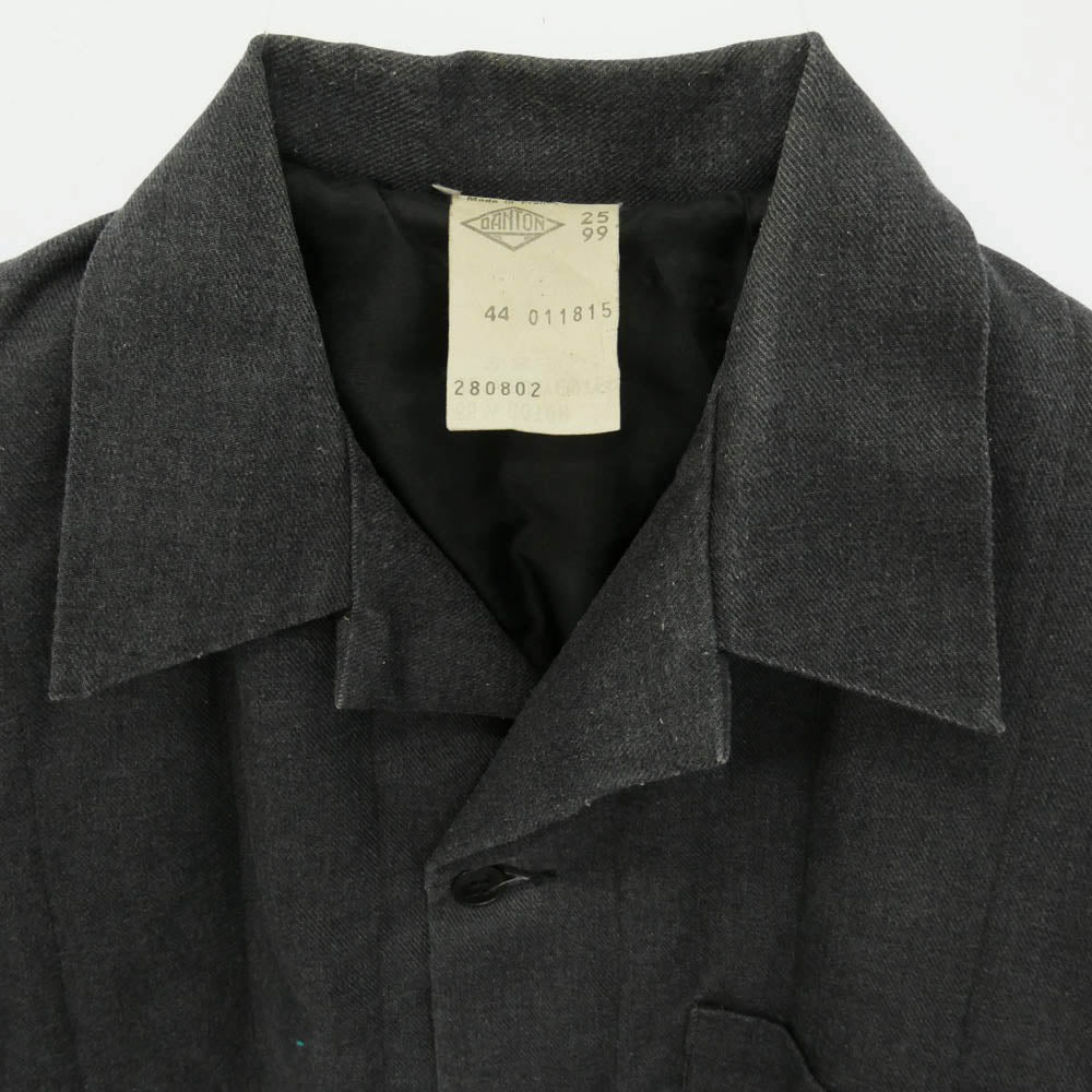 Danton ダントン 90s フランス製 中綿 ワーク ジャケット ダークグレー系【中古】