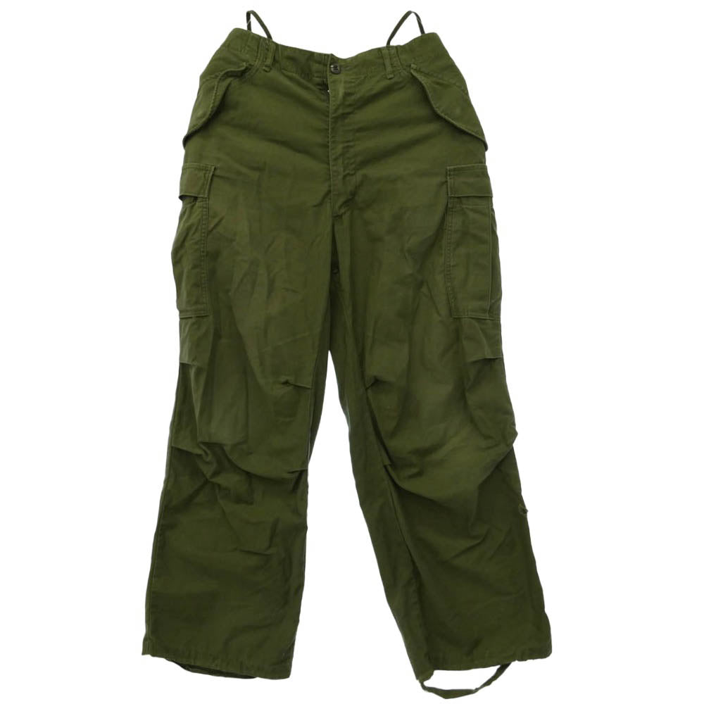 ヴィンテージ DSA100-68-C-2627 U.S. Army 米軍 M-65 フィールド カーゴ パンツ モスグリーン系 REGULAR-MEDIUM【中古】