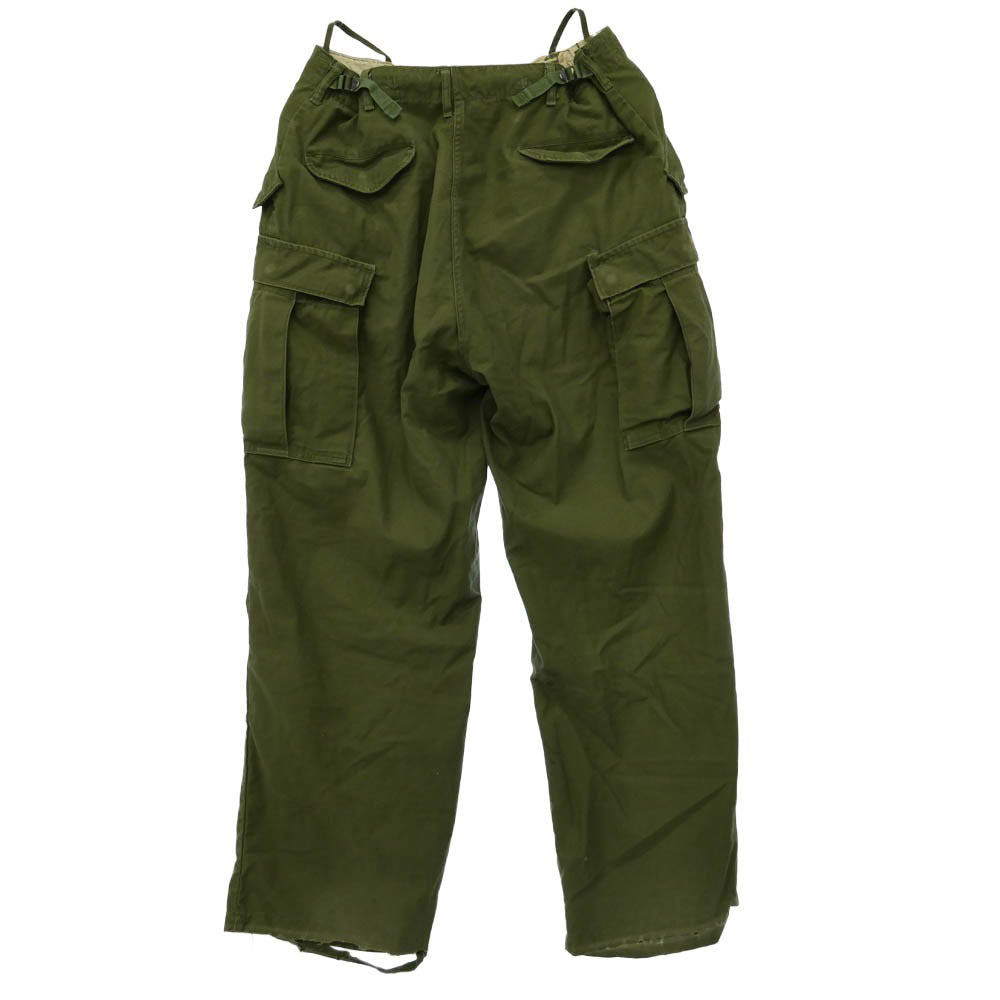 ヴィンテージ DSA100-68-C-2627 U.S. Army 米軍 M-65 フィールド カーゴ パンツ モスグリーン系 REGULAR-MEDIUM【中古】
