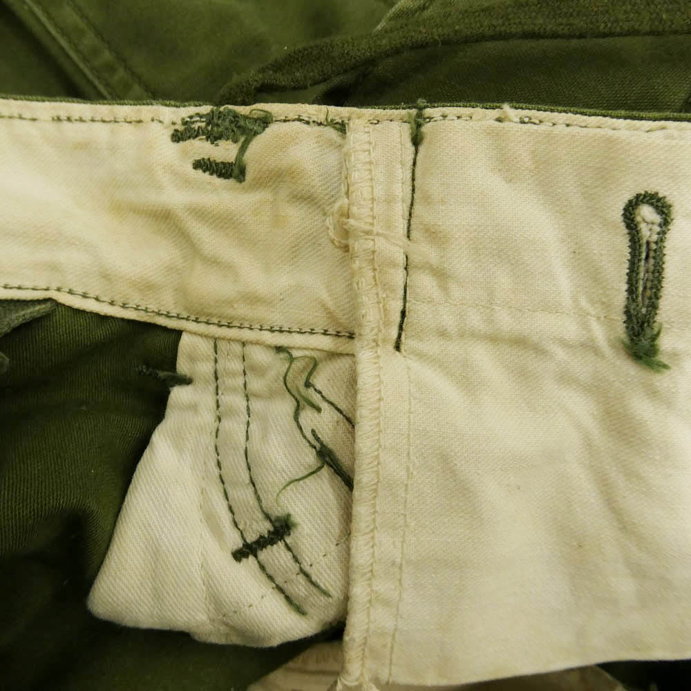 ヴィンテージ DSA100-68-C-2627 U.S. Army 米軍 M-65 フィールド カーゴ パンツ モスグリーン系 REGULAR-MEDIUM【中古】