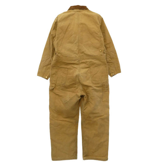 Carhartt カーハート ダック キルトライニング ツナギ オールインワン ライトブラウン系【中古】