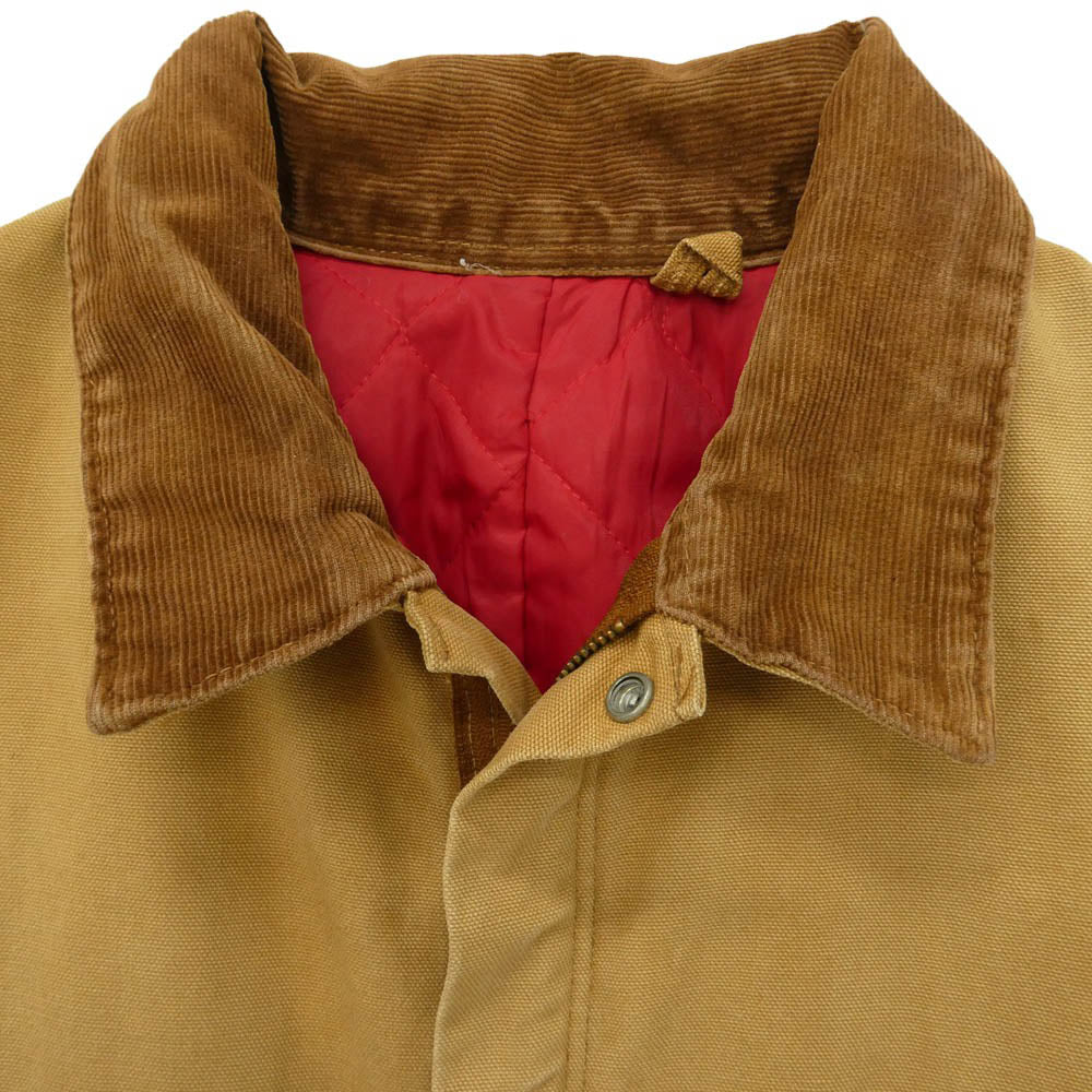 Carhartt カーハート ダック キルトライニング ツナギ オールインワン ライトブラウン系【中古】