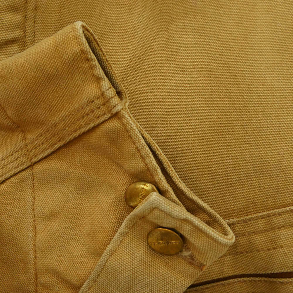 Carhartt カーハート ダック キルトライニング ツナギ オールインワン ライトブラウン系【中古】