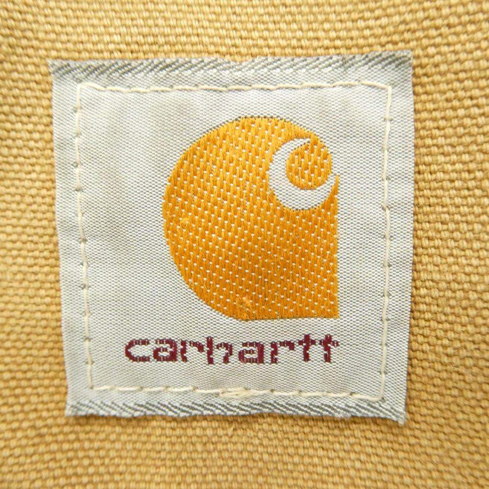 Carhartt カーハート ダック キルトライニング ツナギ オールインワン ライトブラウン系【中古】