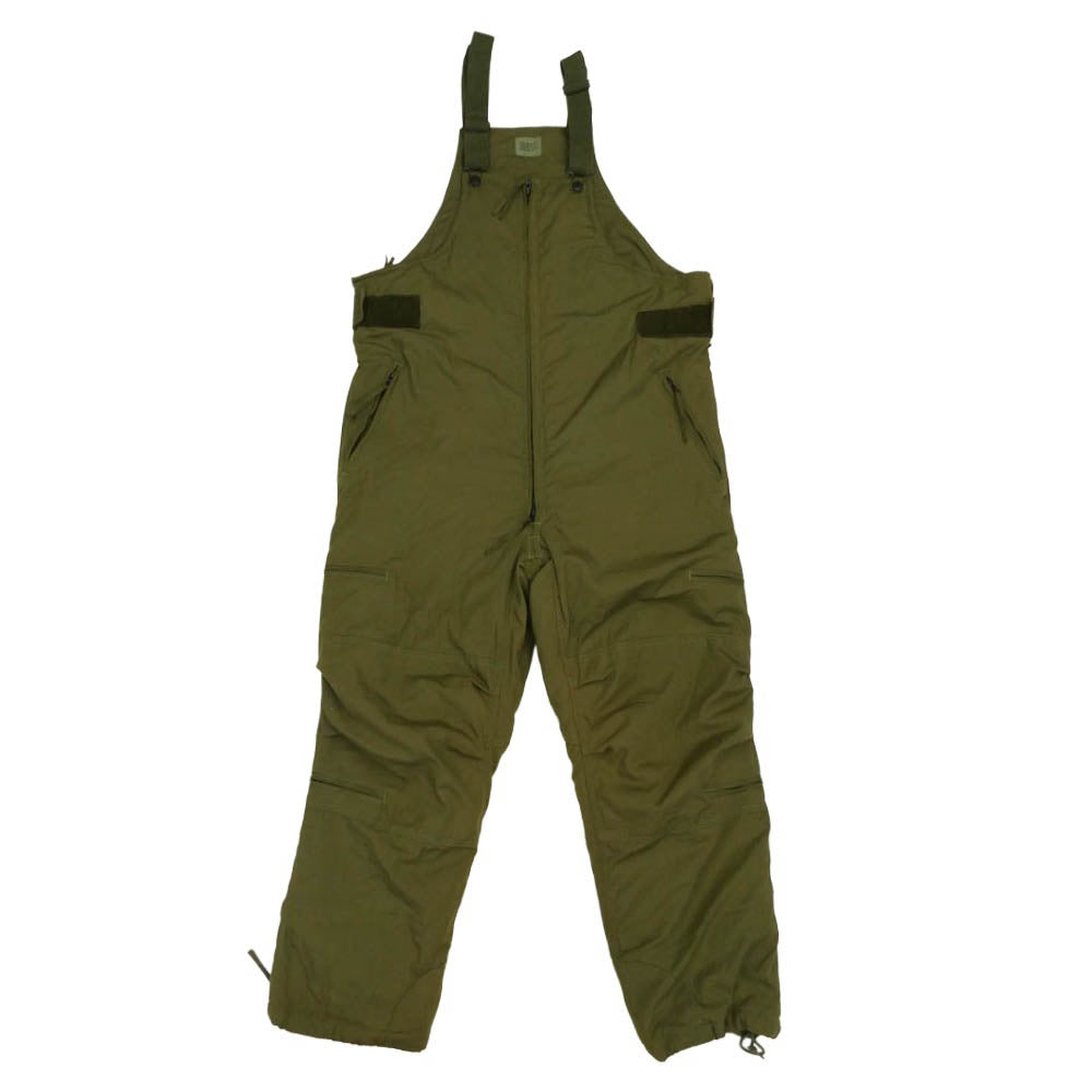 ヴィンテージ SP0100-96-C-4037 90s U.S. Army 米軍 CVC CREWMAN’S NOMEX 中綿入り アラミド オーバーオール モスグリーン系 M-R【中古】