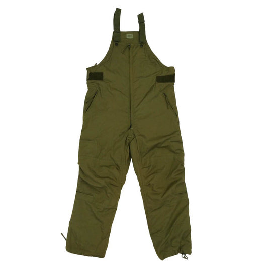 ヴィンテージ SP0100-96-C-4037 90s U.S. Army 米軍 CVC CREWMAN’S NOMEX 中綿入り アラミド オーバーオール モスグリーン系 M-R【中古】