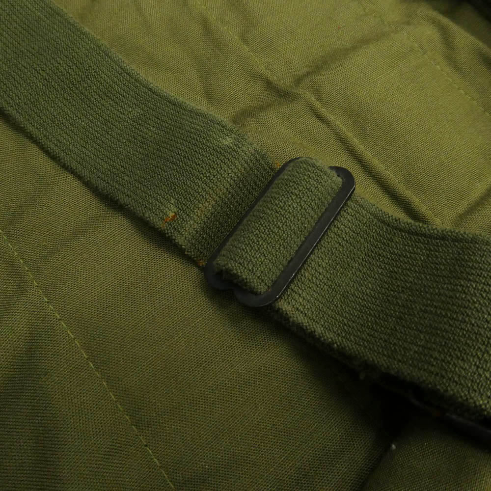 ヴィンテージ SP0100-96-C-4037 90s U.S. Army 米軍 CVC CREWMAN’S NOMEX 中綿入り アラミド オーバーオール モスグリーン系 M-R【中古】