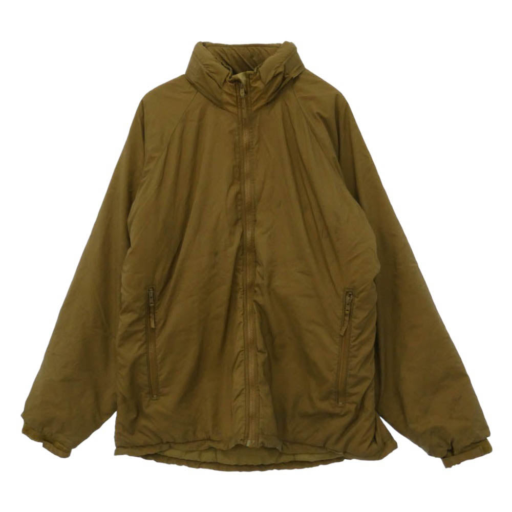 米軍実物 WILDTHINGS ワイルドシングス 8415-01-555-1276 Level 7 プリマロフト ジャケット HAPPY SUIT ミリタリー 中綿 ジャケット WILD THINGS ワイルドシングス ブラウン系 Medium-Long【中古】