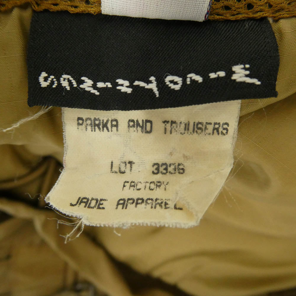 米軍実物 WILDTHINGS ワイルドシングス 8415-01-555-1276 Level 7 プリマロフト ジャケット HAPPY SUIT ミリタリー 中綿 ジャケット WILD THINGS ワイルドシングス ブラウン系 Medium-Long【中古】