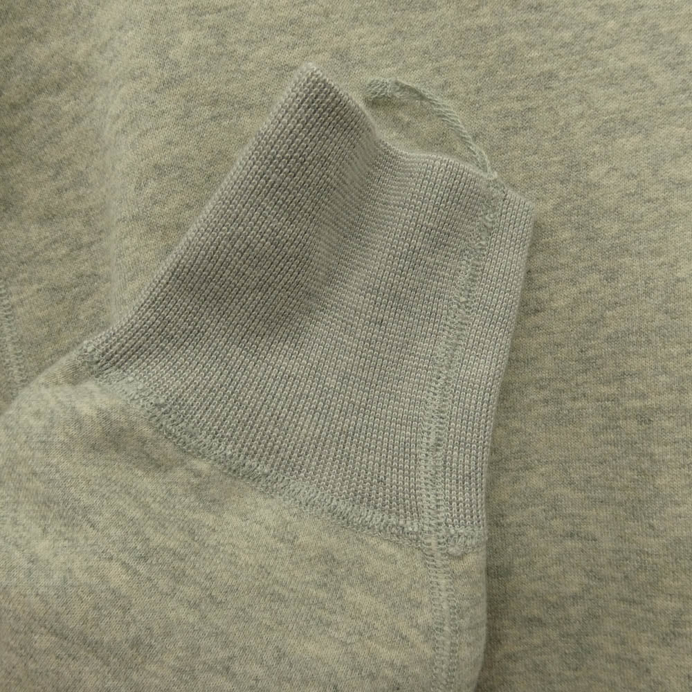 イーティーエス マテリオ EY43 100-year-old brushed ボートネック コットン スウェット トレーナー グレー系 2【中古】