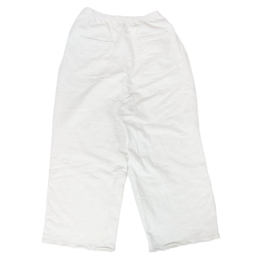 ANCELLM アンセルム 24SS ANC-PT43 TUCK SWEAT PANTS タック スウェット カットオフ パンツ ホワイト系 2【中古】