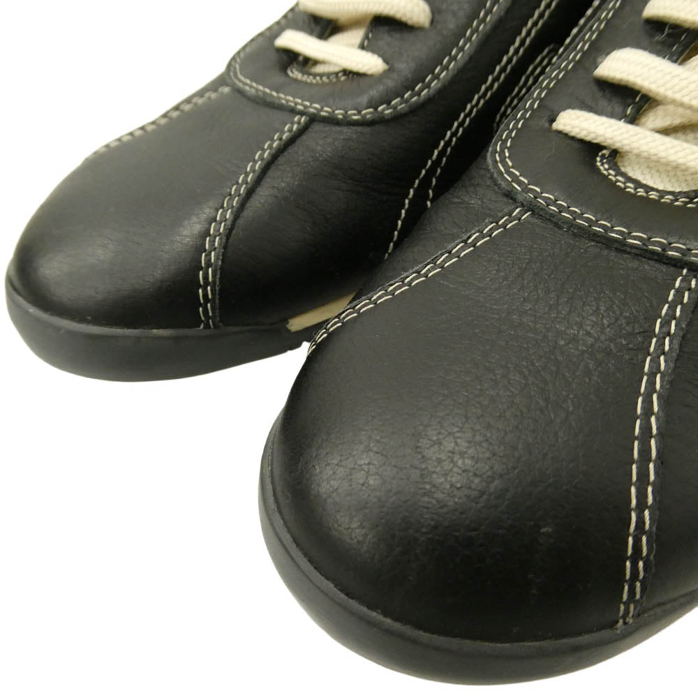 Salvatore Ferragamo サルヴァトーレフェラガモ 3358 レザー ローカット スニーカー ブラック系 7.5【中古】