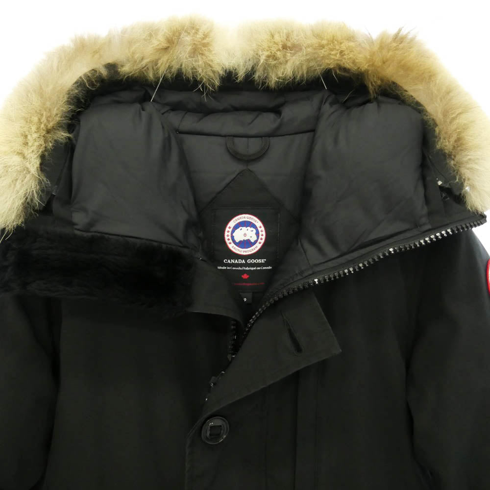CANADA GOOSE カナダグース 3438JM グリフィンインターナショナルインクタグ Jasper Parka ジャスパー パーカ ダウンジャケット ブラック系 S【中古】