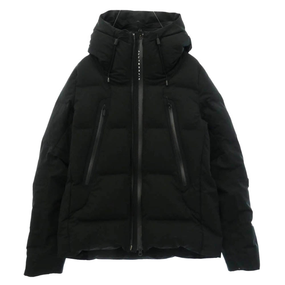 DESCENTE デサント DAMOGK30U ALLTERRAIN MOUNTAINEER 水沢ダウン オルテライン マウンテニア ダウンジャケット ブラック系 M【中古】