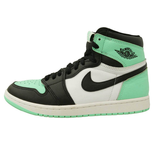 NIKE ナイキ DZ5485-130 Air Jordan 1 High OG Green Glow エアジョーダン1 ハイ OG グリーングロー ハイカット スニーカー ライトグリーン系 26.5cm【中古】