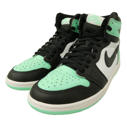 NIKE ナイキ DZ5485-130 Air Jordan 1 High OG Green Glow エアジョーダン1 ハイ OG グリーングロー ハイカット スニーカー ライトグリーン系 26.5cm【中古】