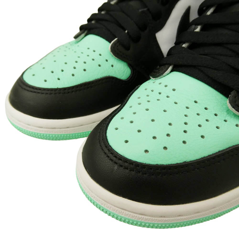 NIKE ナイキ DZ5485-130 Air Jordan 1 High OG Green Glow エアジョーダン1 ハイ OG グリーングロー ハイカット スニーカー ライトグリーン系 26.5cm【中古】